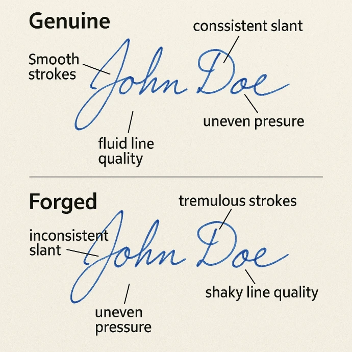 Signatures Comperison